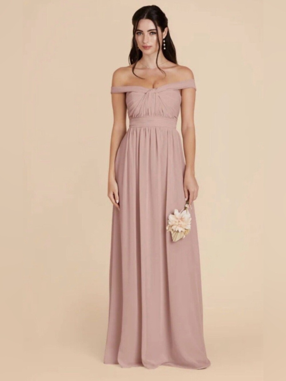 Birdy Grey Grace Convertible Dress MED Flowy Etheral Bridesmaid HOCO Formal Grad